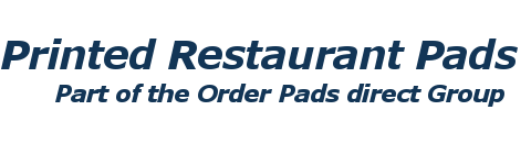 Printed Restaurant Pads
